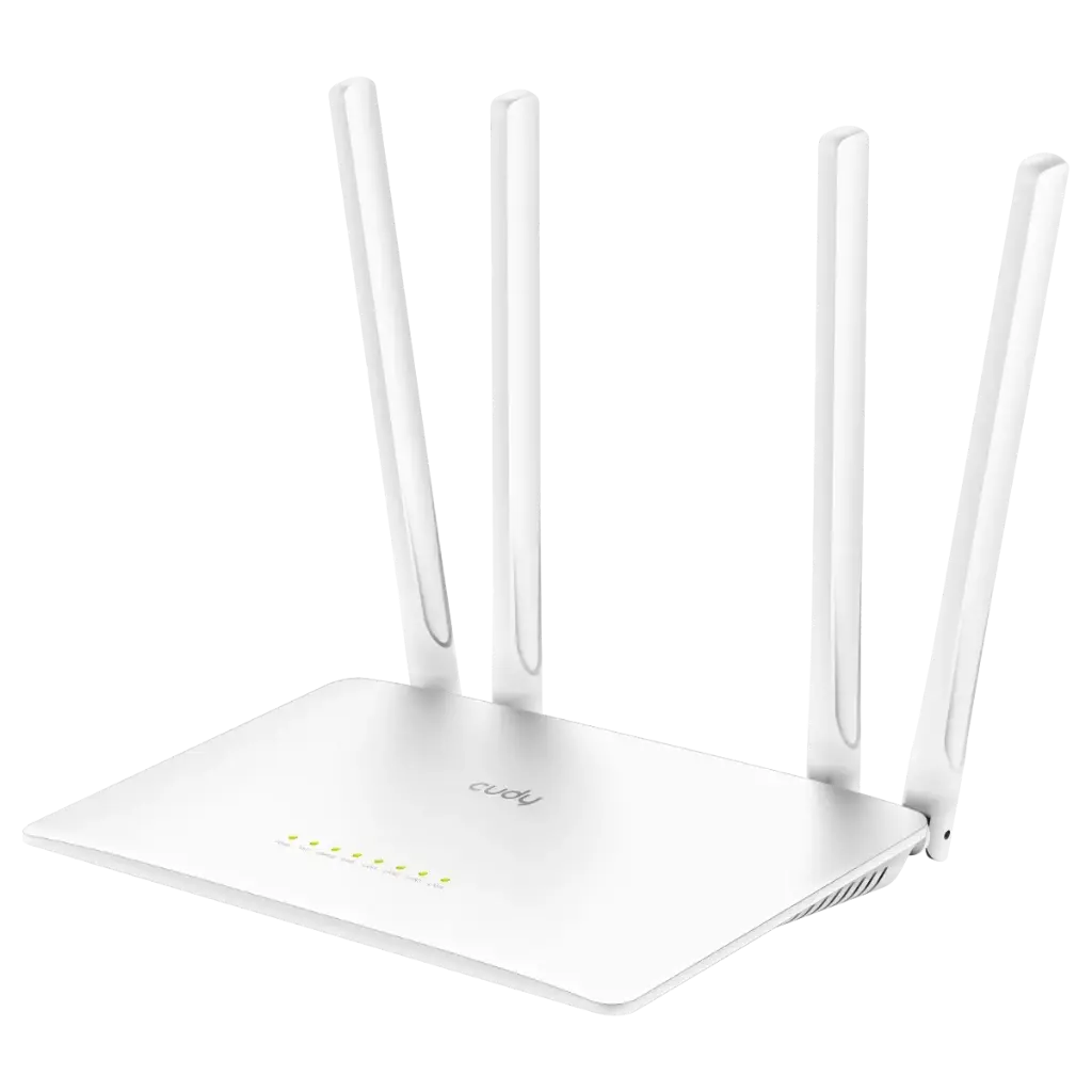 [WR1200] Cudy AC1200 Smart WiFi Router, WiFi Extender, Access Point, WISP, Mesh 5GHz Dual Band, 10/100Mbps LAN, 4x5dBi Antennas, VPN, Guest WiFi, AP Mode, WR1200